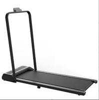 Haute qualité Portable PVC pliable Mini marche tapis roulant exercice à domicile sans fil Test de fréquence cardiaque électrique LED écran Max 100kg
