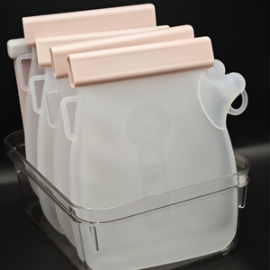 <span class=keywords><strong>Bolsas</strong></span> de almacenamiento de leche materna Esenciales de <span class=keywords><strong>lactancia</strong></span> reutilizables 11oz/320ml <span class=keywords><strong>Bolsas</strong></span> de congelador de leche materna doble a prueba de fugas para amamantar - Product Image 6
