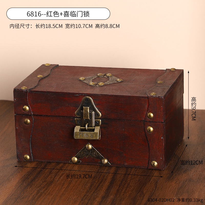 6816-02DH02--6816--Serrure de porte joyeuse rouge
