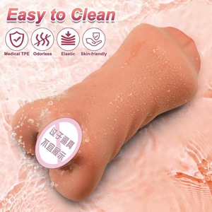 Artículos Más Vendidos, Masturbador Masculino de Doble Canal, Molde Realista para Sexo Vaginal, Juguetes Sexuales para Adultos, Venta al por Mayor de Fábrica - Product Image 3
