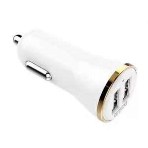 ที่ชาร์จในรถยนต์แบบ Dual USB ราคาโรงงาน ชาร์จเร็ว 5V/2.4A ที่ชาร์จในรถยนต์แบบพกพาสำหรับโทรศัพท์มือถือ - Product Image 1