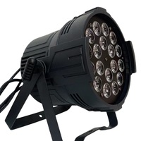 Projecteur PAR LED DMX RVBW Pleine Couleur Quatre-en-Un 18 LED 110-240V IP pour Cafés, Mariages, Studios de Danse - Vente Directe Usine