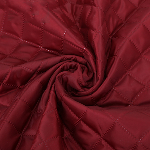 Inverno ispessimento senza fili trapuntatura ad ultrasuoni stampa giacca di cotone Clip in tessuto interno cotone tessuto 210t tessuto in Tuff poliestere - Product Image 6