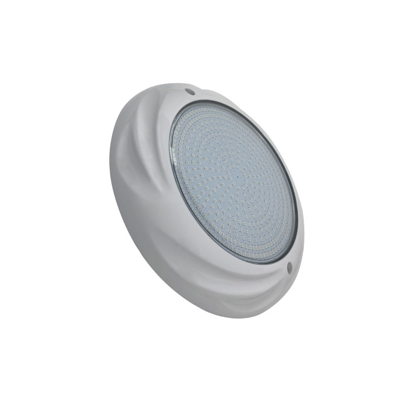 OEM Concrete Inground Waterproof Resin Filled Recessed RGB Swimming Pool Lighting Optical Fiber Light Bulb LED Par56 Pool Light