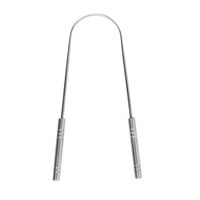 Nettoyeur de Langue en Acier Inoxydable en Gros Outil de Nettoyage pour Hygiène Buccale Dentaire Halitose Grattoir à Langue