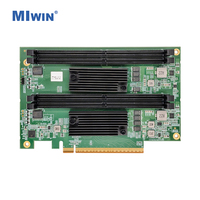 Kartu Ekspansi MAICUN OEM ODM CXL2.0 4 Slot RDIMM DDR4 3200MHz Antarmuka PCIE 5.0 X16 Papan Ekspansi Memori DDR4 CXL