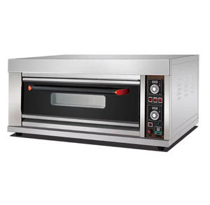 Four à pâtisserie électrique professionnel à 1 niveau et 2 plateaux, 6,6 kW, en acier inoxydable, pour pâtisserie, pain, <span class=keywords><strong>pizza</strong></span> - Product Image 1