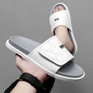 Sandales <span class=keywords><strong>de</strong></span> sport à semelle épaisse en cuir <span class=keywords><strong>de</strong></span> vachette première couche, style luxe léger, nouvelle collection 2025, pour <span class=keywords><strong>homme</strong></span>, <span class=keywords><strong>marque</strong></span> <span class=keywords><strong>de</strong></span> mode, rehaussantes, printemps, modèle <span class=keywords><strong>de</strong></span> niche - Product Image 1