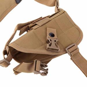 Verstelbare Dubbele Mag Zakje Schouderholster Tactische Nylon Pistool Oksel Verborgen Onderarm Schoudertas <span class=keywords><strong>Holster</strong></span> - Product Image 1