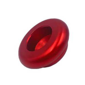 Cubierta Circular de Aluminio Anodizado Rojo de Alta Precisión, Mecanizado CNC, Accesorios para Equipos Personalizados OEM - Product Image 6