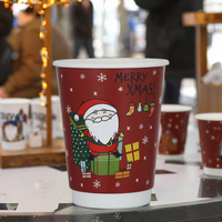 King Garden Bedruckte Einweg-Doppelwand-Kaffeebecher Großhandel To-Go Doppelschicht-Becher