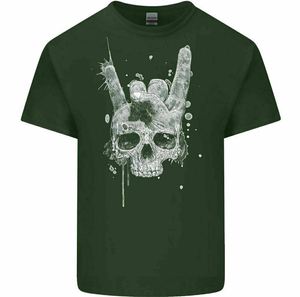 T-shirt Personalizzata da Uomo con Stampa Teschio in Stile Heavy Metal <span class=keywords><strong>Rock</strong></span> <span class=keywords><strong>N</strong></span> <span class=keywords><strong>Roll</strong></span> Punk Hip Hop - Product Image 3