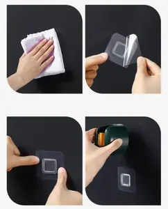 Plastic Mop Rack Does Not Need to Be Punched. Strong Broom Clip Bathroom Multifunctional Mop Rack <b>Kitchen</b> Strong <b>Hook</b> - Product Image 2