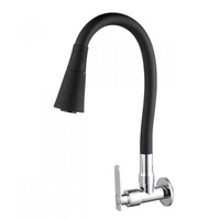 Robinet de cuisine thermostatique à poignée unique NES-CA8286 pour expédition mondiale, avec bras articulé et bec pliable, installation monotrou