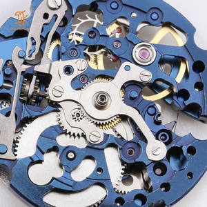 YINBEI movimiento modificado Color azul logotipo personalizado 82n4 8215 movimiento mecánico fino reloj accesorios piezas OEM - Product Image 2