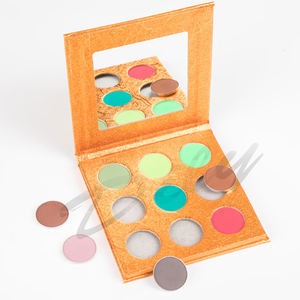 自有品牌化妆品眼影闪光定制自有品牌化妆品眼影调色板 - Product Image 6