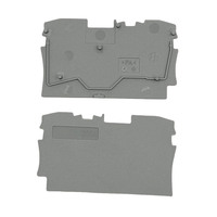 2004-1291 Bornier de raccordement traversant industriel DIN Rail Mount, connecteur gris, original allemand, en stock 2004-1291