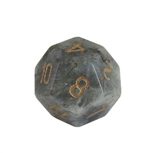Dés à jouer personnalisés en labradorite vierge de 22 mm à 20 faces pour les jeux de rô<span class=keywords><strong>le</strong></span> (DND) - Product Image 3