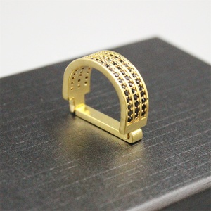 Vendita calda più recente da uomo formale di alta qualità zircone Micro intetto da cravatta con fermacravatta fissa accessori moda per uomo - Product Image 3