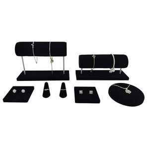 AURORA - Juego de Soportes de Exhibición para Collares de Jade, Soporte de Almacenamiento de Franela para Joyería Personalizada, 45 cm, Calidad 100% Garantizada de Fábrica - Product Image 6