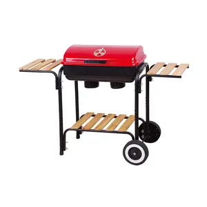 New modern design charcoal grill roller easy to move the grill
