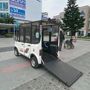 Scooter mobile suspendu électrique à quatre roues avec rampes de montée et de descente <span class=keywords><strong>pour</strong></span> fauteuil roulant, adapté aux personnes handicapées et aux utilisateurs de fauteuils roulants - Product Image 1