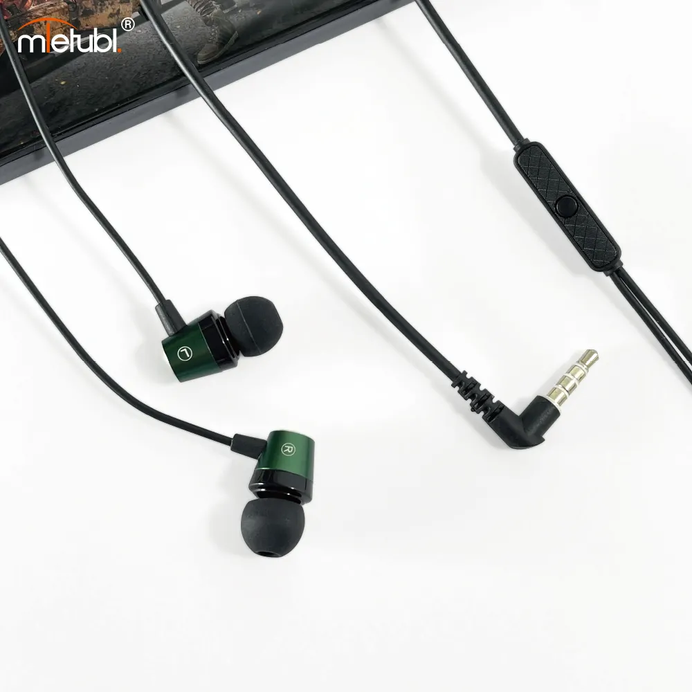 MTB-L05 Hot Koop Goedkope Prijs Headset 3.5Mm Bocht Connector In-Ear Oortelefoon Voor Mobiele