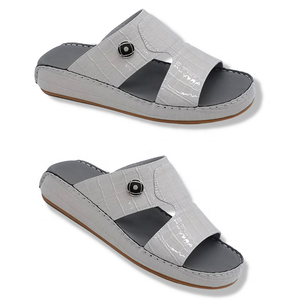 Sandalias de cuero Pu Fabricante profesional Hombres Zapatillas Sandalias árabes al por mayor - Product Image 4