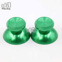 NSLikey 1 paire de couvre-pouce en métal pour manette PS5 en alliage d'aluminium métallique pour manette de jeu en métal