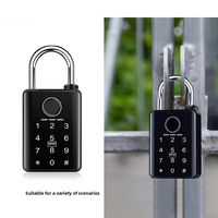 Cerradura Inteligente Tuya con Huella Dactilar, Impermeable, para Puerta Exterior, Aleación de Zinc, Control por Aplicación, Código Digital, Llave RFID, Madera