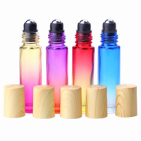 Flacon d'échantillon en verre ambré de 1ml avec couvercle à vis à bille pour huile et parfum pour l'échantillonnage et la conservation