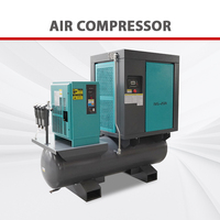 Compresseur d'air industriel à économie d'énergie efficace, 14 bars, refroidi par air, pour machine de gravure CNC