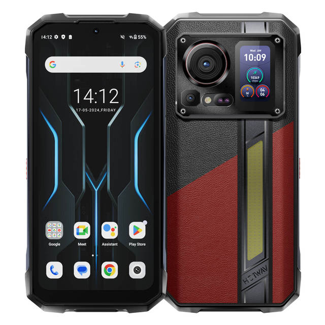 Global HOTWAV Hyper 7 Pro Rugged Phone 16GB+256GB 10800mAh 6.6 Inch Android 14 MediaTek Dimensity 7050 5G 5G OTG NFC Smartphone