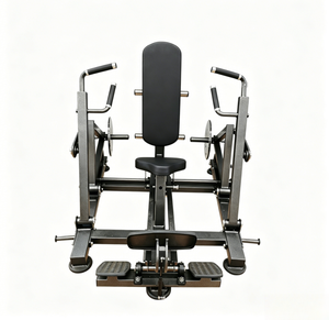 Equipo de fitness comercial para entrenamiento de fuerza: Máquina de pesas plana con palanca de acero, banco ajustable plano/inclinado para press de banca con seguridad para la espalda - Product Image 5