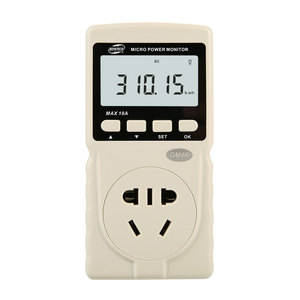 Medidor de Energía Digital BENETECH GM86, Monitor de Microenergía de 0.2W~2200w, Prueba en Edificios Residenciales, Oficinas y Comerciales - Product Image 1