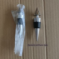 Bouchon de bouteille en plastique à tête ronde ou pointue PL030 pour vin rouge, idéal pour les fournitures hôtelières et de mariage