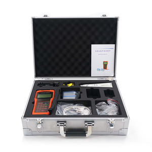 ハンドヘルドポータブル超音波水流量計、3つの流量センサー搭載、OEMカスタマイズ可能、IP67保護、LCDデジタルディスプレイ - Product Image 1