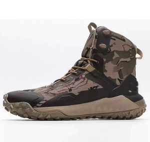 TSB77 Brown Khaki Black Grey Fire Camouflage Custom Outdoor EVA Outsole Light Summer Breathable <b>Hiking</b> Walking Sports Shoes - Product Image 1
