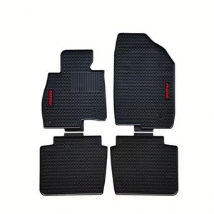 Tapis de sol de voiture en caoutchouc sur mesure pour Tesla, Volkswagen, Land Rover, ensemble complet, motif camouflage forêt, aiguilleté, épaisseur 10 mm, 4 pièces, K5 K3 - Product Image 3