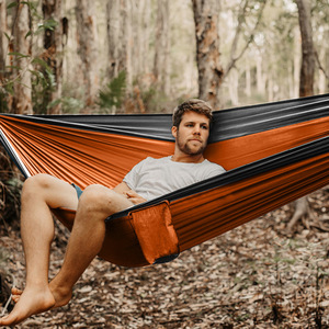 Venta directa de fábrica de hamacas para acampar al aire libre, venta al por mayor de tela de paracaídas, para una sola persona - Product Image 4