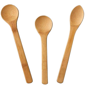 ชุดช้อนไม้ไผ่ 3 ชิ้น อุปกรณ์ครัวน้ำหนักเบาสำหรับทำอาหาร - Product Image 1