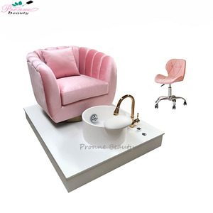 Offre Spéciale Chaise de pédicure King de luxe moderne sans plomberie <span class=keywords><strong>Station</strong></span> de manucure et de pédicure noire - Product Image 6
