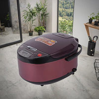 Grande cuve de cuisson électrique multifonction de 5,1 à 6,0 L, cuisson rapide, intelligente, pour la cuisine domestique, avec pot intérieur antiadhésif et tasse doseuse, garantie 1 an