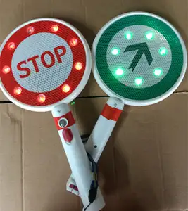 Baton de sécurité à LED Rechargeable d'urgence pour la circulation, feu Stop and go