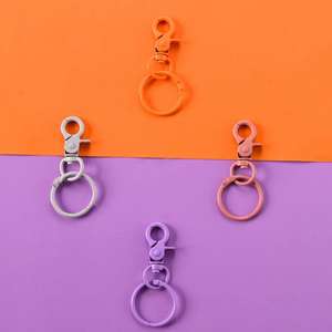 Custom <b>Hook</b> Soft Enamel Metal Key Buckle Swivel Lobster Clasp <b>Snap</b> <b>Hook</b> Key Chain Ring Buckles - Product Image 4