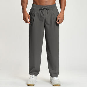 RUIQUWIN – Pantalon décontracté en toile pour homme, coupe droite, léger, anti-humidité, idéal pour la course et le fitness – Vente en gros - Product Image 2