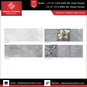 ผู้ผลิตอินเดียบ้านและโรงแรมกระเบื้องผนังดิจิตอลเซรามิก 250x750 มม. สําหรับห้องจัดเลี้ยง - Product Image 3