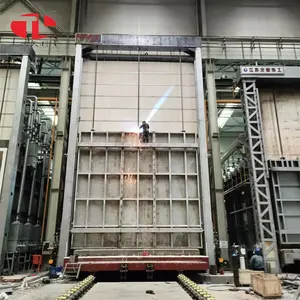 6000mm 320Kw car bogie tempering furnace for gas tank