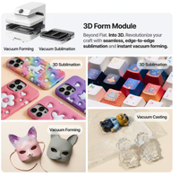 Presse à Chaud Automatique Xtool WonderPress avec Module de Forme 3D, Presse à T-shirts, Four de Cuisson Artisanale et Purificateur d'Air