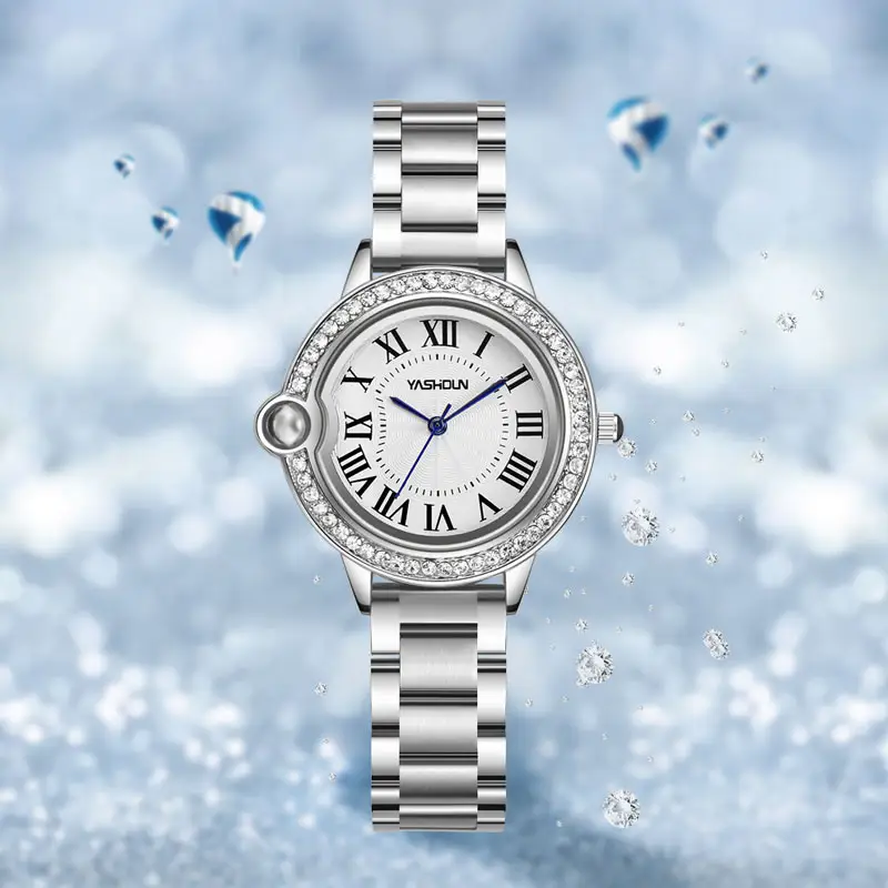 Nieuwste Ontwerp Mode Vrouw Quartz Horloge Charm Luxe Dames Polshorloge Quartz Horloge Met Custom Logo